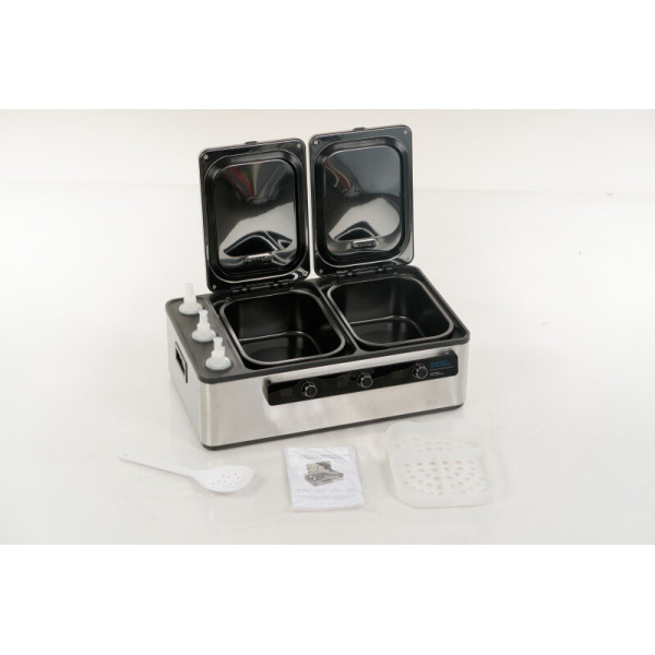 Hot Stone Heater & Massage Oil Heater Θερμαντήρας για ηφαιστειακές θεραπευτικές πέτρες Βασάλτη & Θερμαντήρας Ελαίων με Δοχεία